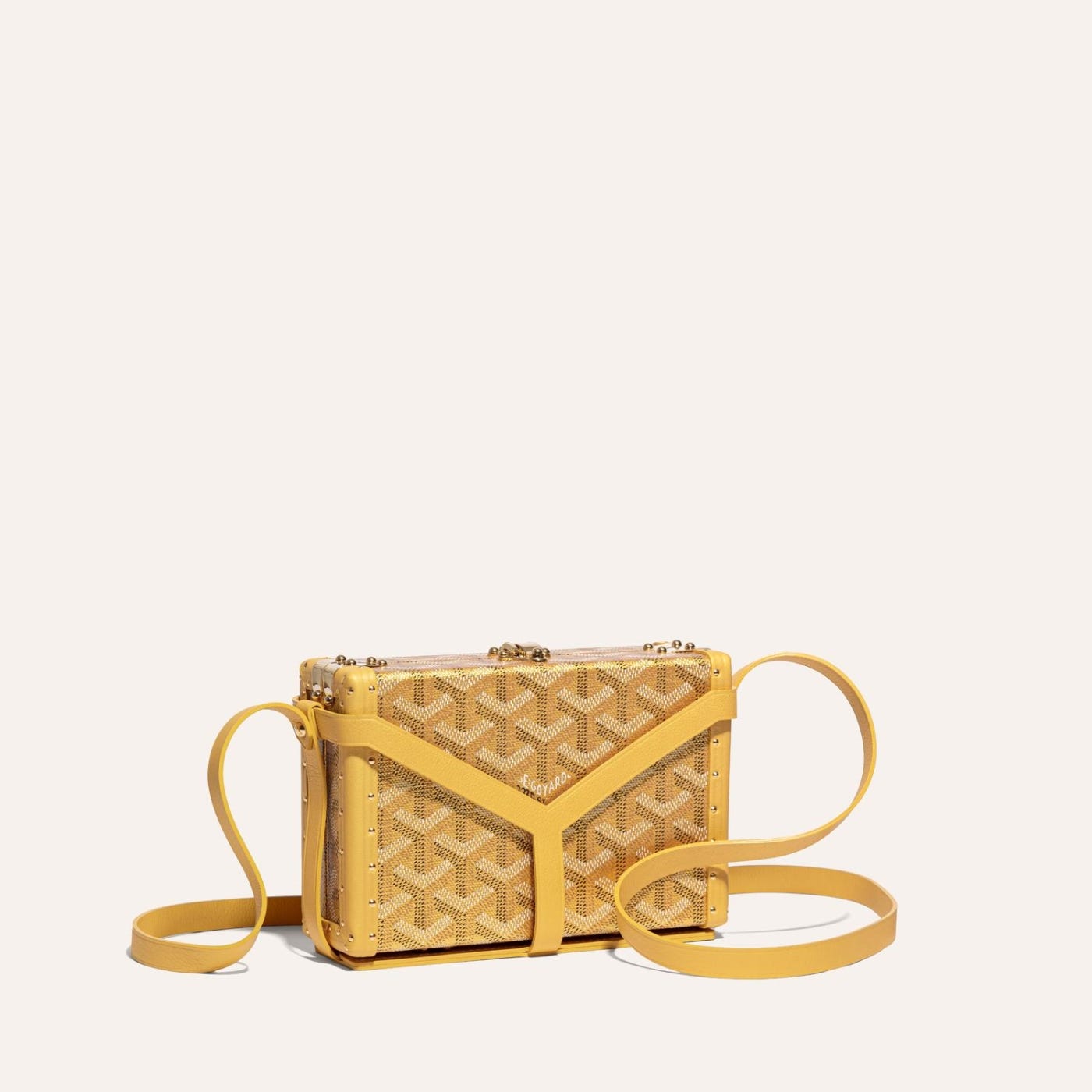 Goyard Minaudière Trunk Bag Yellow - Image 1